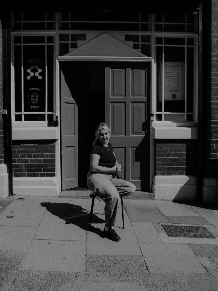 Dr bryony elder outside our newcastle clinic